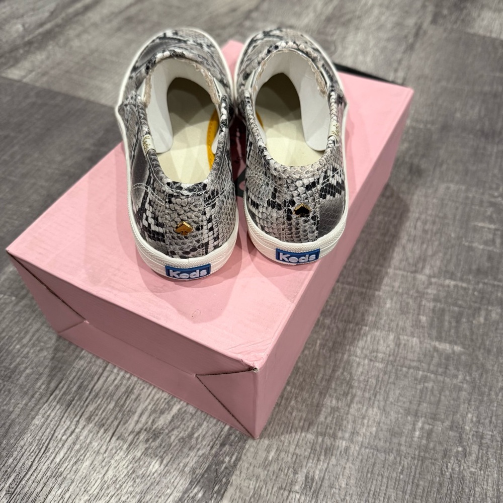 Keds X Kate Spade New York Double Decker Snake-embossed‎ Sneakers - Picture 5 of 6